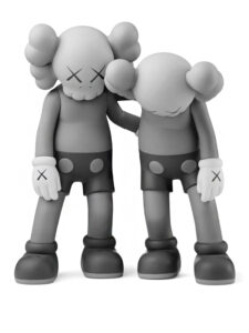 KAWS Along The Way Vinyl Figure Black Brown Grey Set2