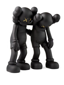 KAWS Along The Way Vinyl Figure Black Brown Grey Set6