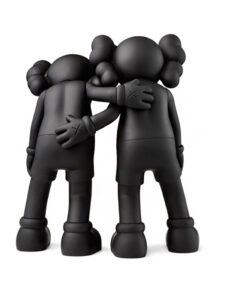 KAWS Along The Way Vinyl Figure Black Brown Grey Set7