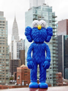 KAWS BFF Open Edition Vinyl Figure Blue2