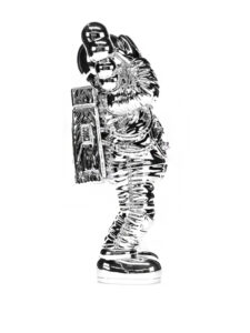KAWS Holiday Space Figure Silver3