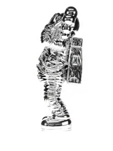 KAWS Holiday Space Figure Silver4