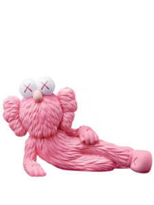 KAWS TIME OFF Vinyl Figure Set BlueBlackPink5