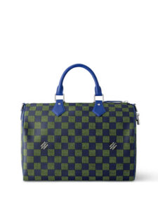 Louis Vuitton Speedy Bandouliere 40 Damier Heritage Blue Green2
