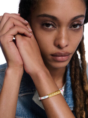 Louis Vuitton x Takashi Murakami LV Confidential Bracelet White Multicolored - Imagem 2
