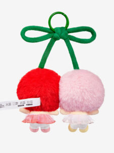 Pop Mart CryBaby Crying For Love Series Love You Cherry Much Vinyl Plush Hanging Card2