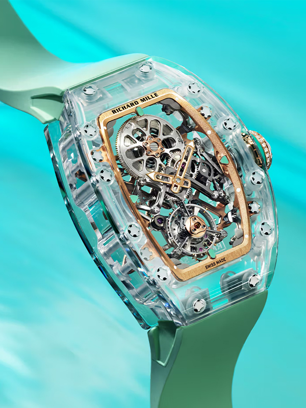 Richard Mille Apresenta Três Relógios Rm 75-01 Flying Tourbillon Sapphire Original São Paulo