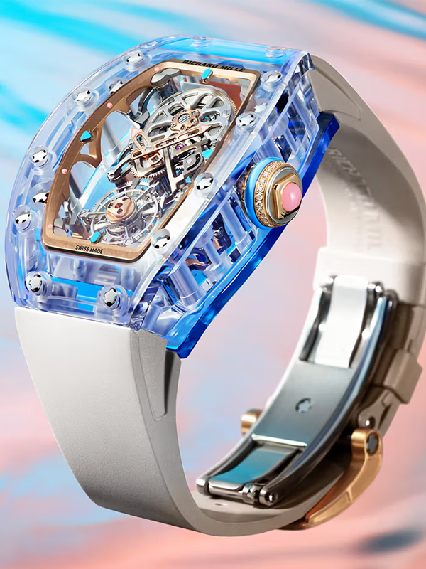 Richard Mille Apresenta Três Relógios Rm 75-01 Flying Tourbillon Sapphire Original São Paulo
