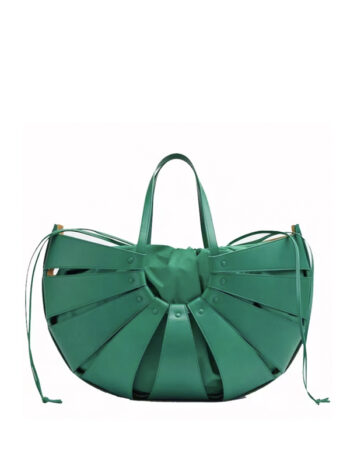 Bottega Veneta The Shell Large Handbag Green