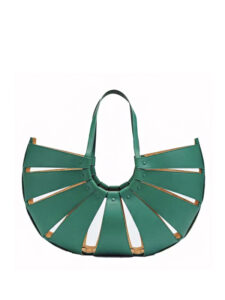 Bottega Veneta The Shell Large Handbag Green3
