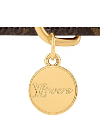 Coleira de Cachorro Louis Vuitton MM Canvas Monogram - Imagem 3