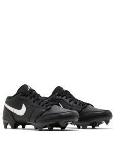 Jordan 1 Low TD Cleat Black White5