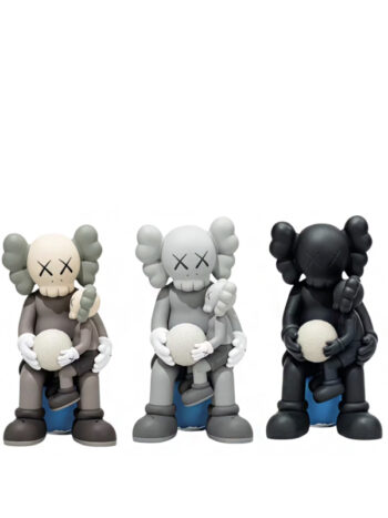 KAWS Holiday Thailand Vinyl Figure Set Brown/Grey/Black