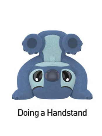 Pop Mart Disney Stitch Little Emotions Series Doing a Handstand Figure