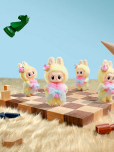 Pop Mart Labubu The Monsters Lets Checkmate Series Vinyl Plush Hanging Card4