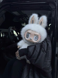 Pop Mart The Monsters Labubu Zimomo Angel in Clouds Figure Tote Bag2