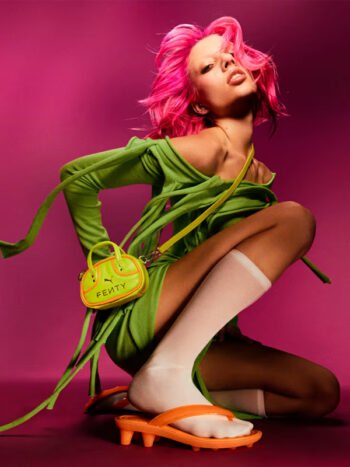 Puma Cat Cleat Sandals Fenty Orange - Imagem 2