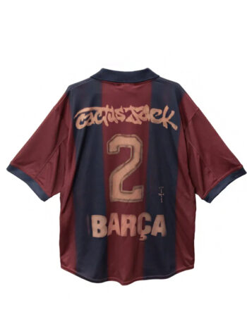 Travis Scott x Nike Camiseta FC Barcelona Retro 2000/01 Home Skeleton - Imagem 2