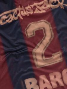 Travis Scott x Nike Camiseta FC Barcelona Retro 200001 Home Skeleton4