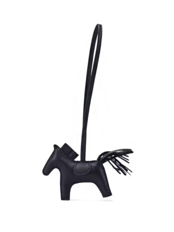 Hermes Bag Charm Rodeo PM Black