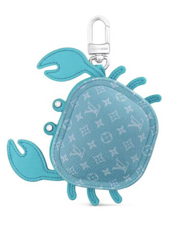 Louis Vuitton LV Crab Bag Charm Blue