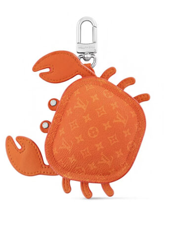 Louis Vuitton LV Crab Bag Charm Orange