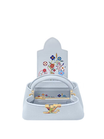 Louis Vuitton x Takashi Murakami Capucines East-West Mini Olympe Blue - Imagem 3