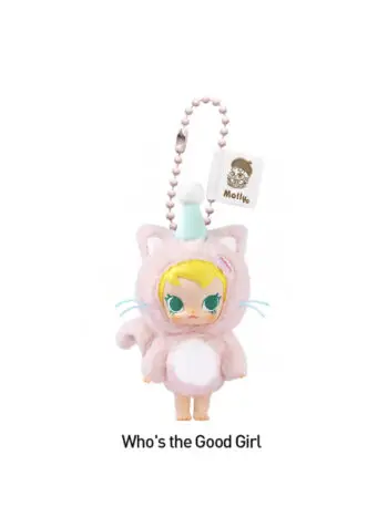 Pop Mart Baby Molly Pocket Friends Series Who's the Good Girl Vinyl Plush Pendant