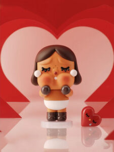 Pop Mart CryBaby Crying For Love Series Heart Broken Figure2