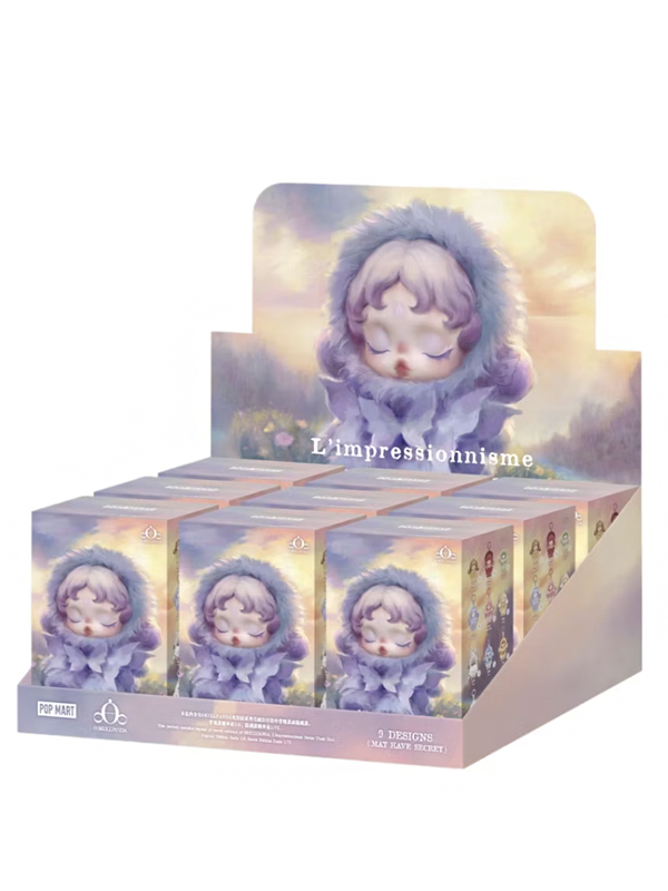 Pop Mart Limpressionnisme θSKULLPANDA Series Plush Doll Sealed Case 9 Blind