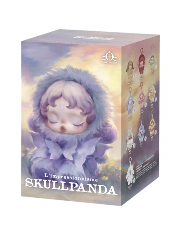 Pop Mart Limpressionnisme θSKULLPANDA Series Plush Doll Sealed Case 9 Blind