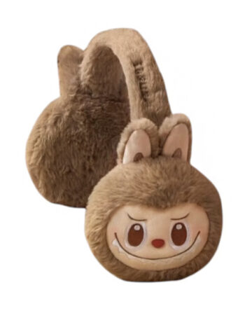 Pop Mart The Monsters Labubu Warm Fluffy Holiday Series Plush Earmuffs