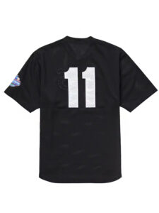 Supreme S Logo Baseball Henley SS25 Black2