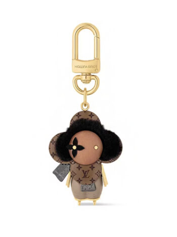 Louis Vuitton Vivienne Ski Bag Charm And Key Holder Brown