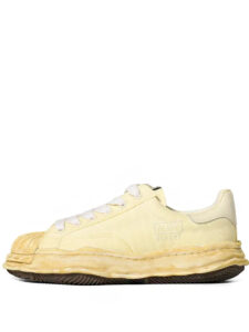 Maison Mihara Yasuhiro Blakey OG Sole Overdyed Canvas Low White2