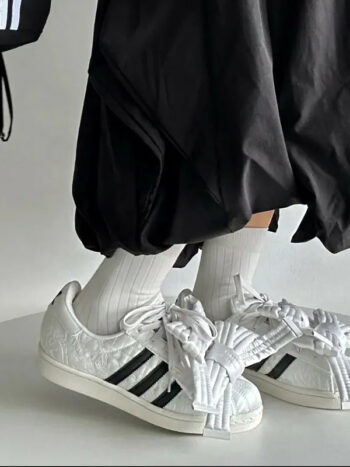 Adidas Superstar Caroline Hu White Black  - Imagem 2