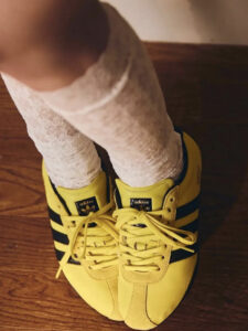 Adidas Tokyo Pure Sulfur Dark Brown Gold Metallic 