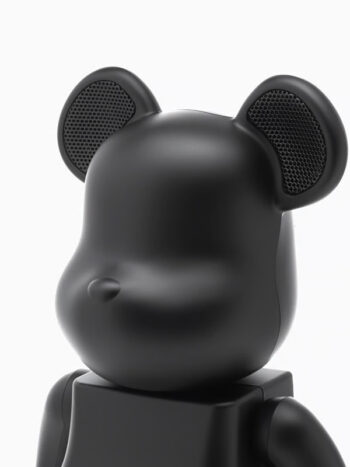 Bearbrick Rinaro Audio 400% Portable Speaker Black - Imagem 3