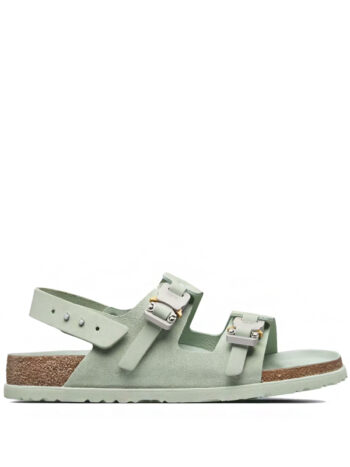 Dior by Birkenstock Sandale Milano Pastel Green Nubuck Calfskin
