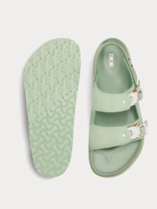Dior by Birkenstock Sandale Milano Pastel Green Nubuck Calfskin3