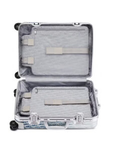 Dior x RIMOWA 4-Wheel Cabin Suitcase Aluminium Dior Oblique Blue Gradient