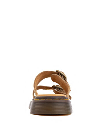 Dr. Martens Josef Suede Slide Sandals Savannah Tan Bronx Suede - Imagem 4