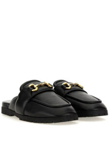 Gucci Horsebit Leather Mule Black