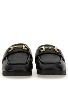 Gucci Horsebit Leather Mule Black3