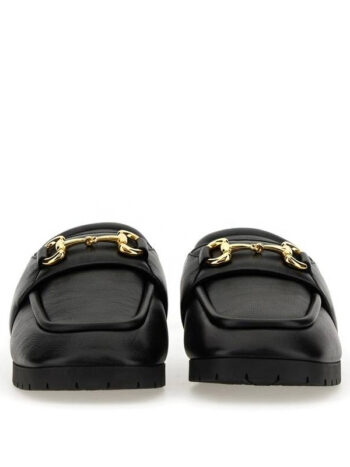 Gucci Horsebit Leather Mule Black - Imagem 3