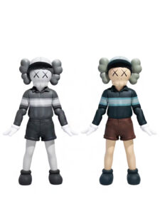 KAWS Chul Su Vinyl Figure Set of 2 ColouredMonotone1