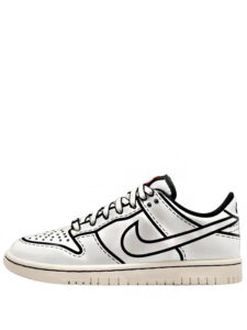 LEGO x Nike Dunk Low GS Sail Black Rush Red