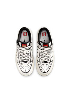 LEGO x Nike Dunk Low GS Sail Black Rush Red3