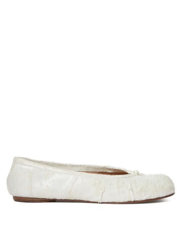 Maison Margiela Tabi Ballerina White Pearly