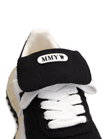 Maison Mihara Yasuhiro Scott OG Sole Canvas Low Black White - Imagem 3